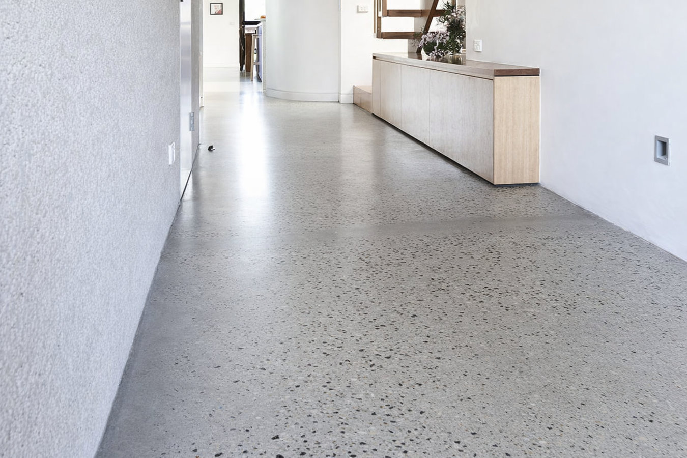 Concrete floor installation in Downey, CA