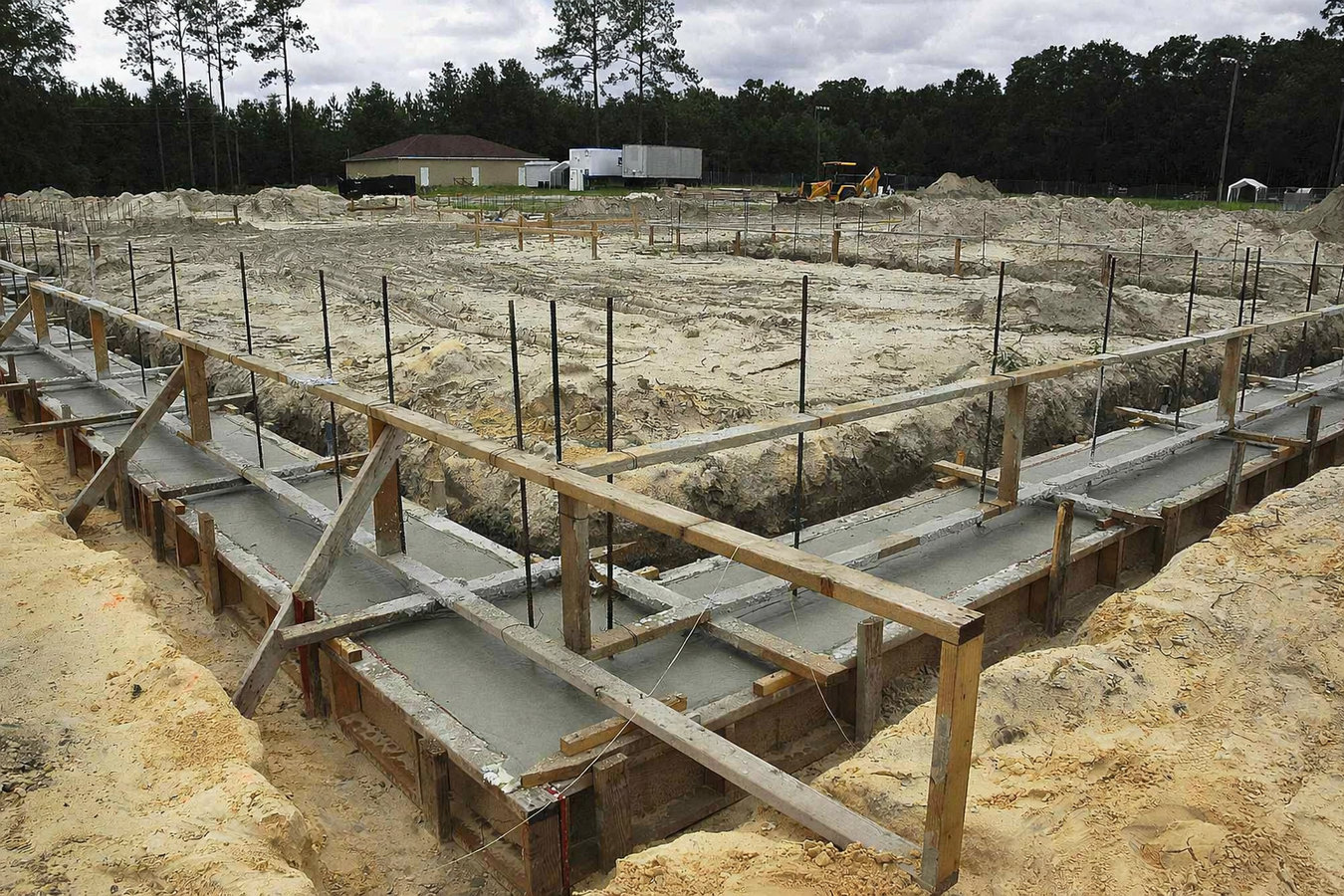 Concrete footings in Downey, CA