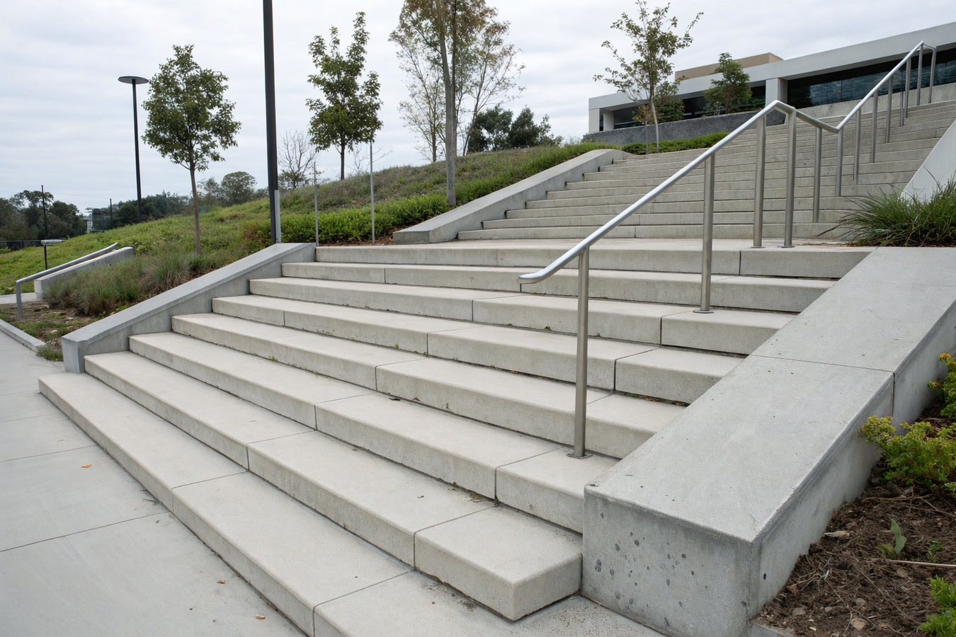 Concrete steps construction in Downey, CA